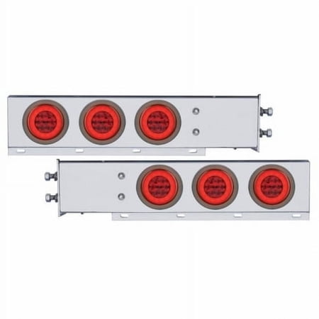 United Pacific 63782 Light Bar Rear, "Glo" Light, Spring Loaded, With 2