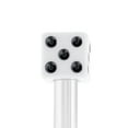 thumbnail image 1 of United Pacific 70041 High Impact Plastic Construction Dice Door Lock Knobs for Classic & Vintage Cars/Trucks, 10-32 Thread - White/Black (Pack of 2), 1 of 6