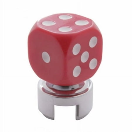 United Pacific 70615 Manual Transmission Shift Knob Gearshift Knob, Red