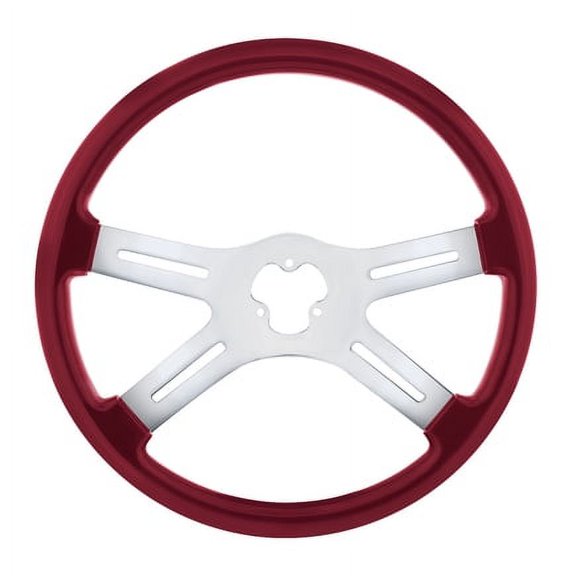United Pacific 88280 Steering Wheel 18", Vibrant Color, 4 Spoke, Candy