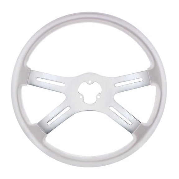 United Pacific 88281 Steering Wheel 18", Vibrant Color, 4 Spoke, Liquid