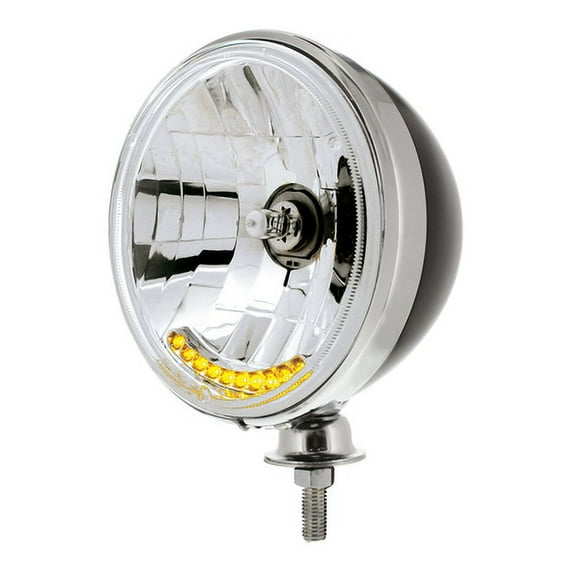 United Pacific A5022BCL Dietz Style Headlight Lh And Rh, 7", Round,