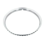 United Pacific A6224-4 Stainless Steel 14-inch Ribbed Beauty Trim Ring, Highly Polished, Ribbed Style, Beauty Rim Trim - ONE 14-inch Trim Rim
