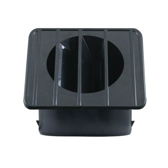 United Pacific Black Right Hand Defrost Duct 1967-1972 Chevy and GMC Truck