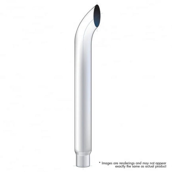 United Pacific C3-75-060 Exhaust Stack Pipe   7", Curved, Reduce To 5" O.D