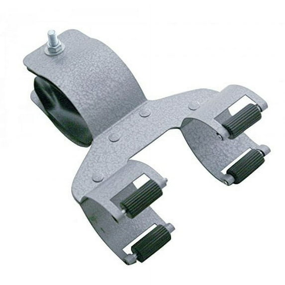United Pacific C5012G Vintage Flashlight Holder With Roller-Action Grip, Grey