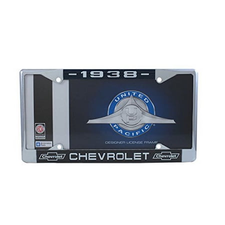 United Pacific C5041-38 1938 Chevrolet Chrome License Plate Frame