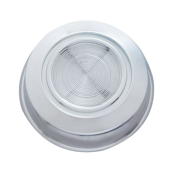 United Pacific C6702 Plain Rally Wheel Hub Cap Ornament For 1967 Chevy Car