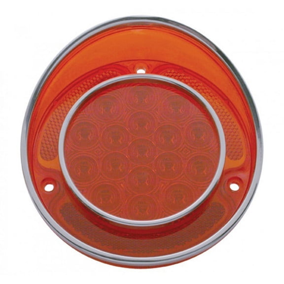 United Pacific CTL6804LED 1968-1973 Chevy Corvette LED Tail Light w/ S.S. Rim