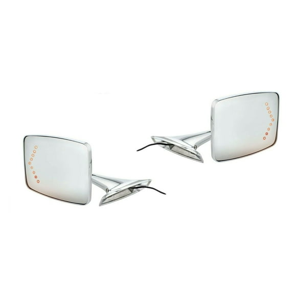 United Pacific Exterior Mirror Set LED Turn Signal 1973-1987 Suburban