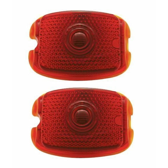 United Pacific Glass Tail Light Lens Set 1940-1953 Chevy Truck 1937-38 Chevy Car