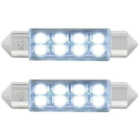 United Pacific High Power White LED 211-2 LED Interior Bulb Pair Custom Hotrod