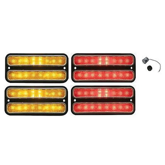United Pacific LED Front & Rear Marker Light Set 1968-1972 Chevy Pickup Truck
