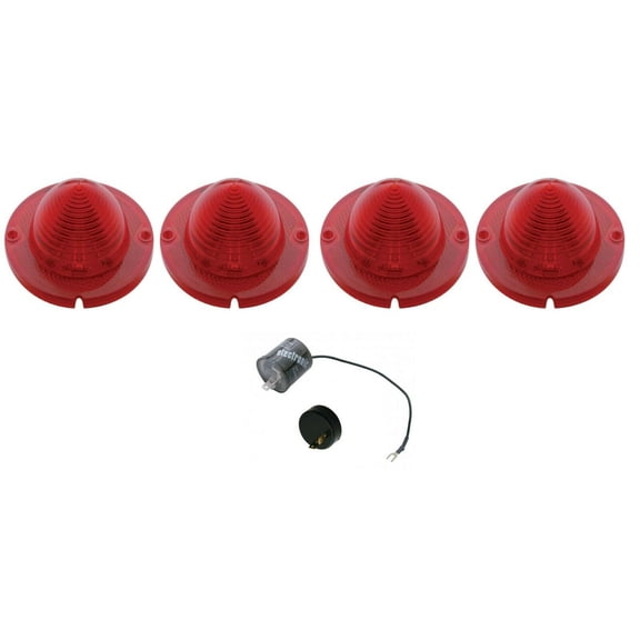 United Pacific LED Tail Light Set 1958-1967 Chevy Corvette/1958-1960 Chevy Car