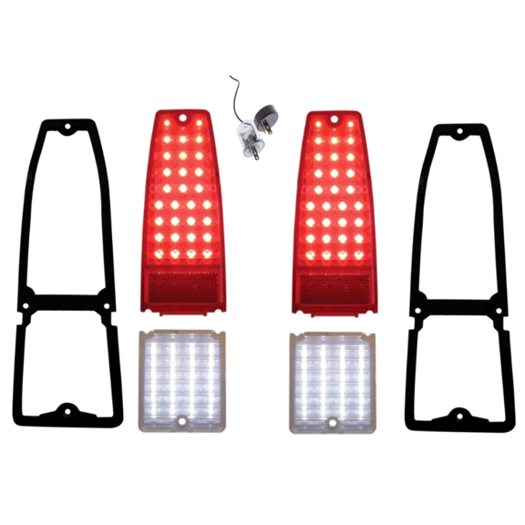 United Pacific LED Tail Light and Back-Up Light Set For 1966-1967 Chevy II Nova