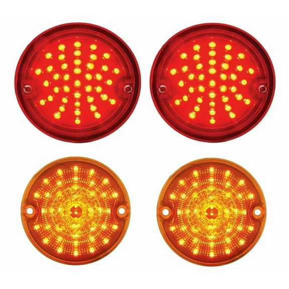United Pacific LED Tail and Marker Light Set 1955-1957 Chevy GMC Stepside Truck