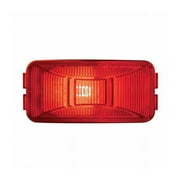 United Pacific Rectangular Incandescent Clearance/Marker Light - Red 30145