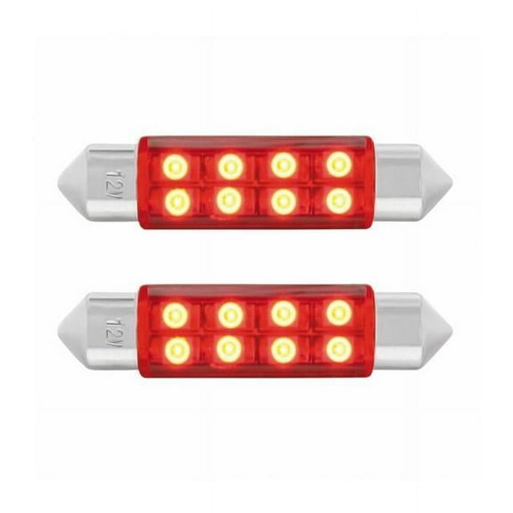 United Pacific Red 211-2 Festoon High Power LED Automotive Bulb