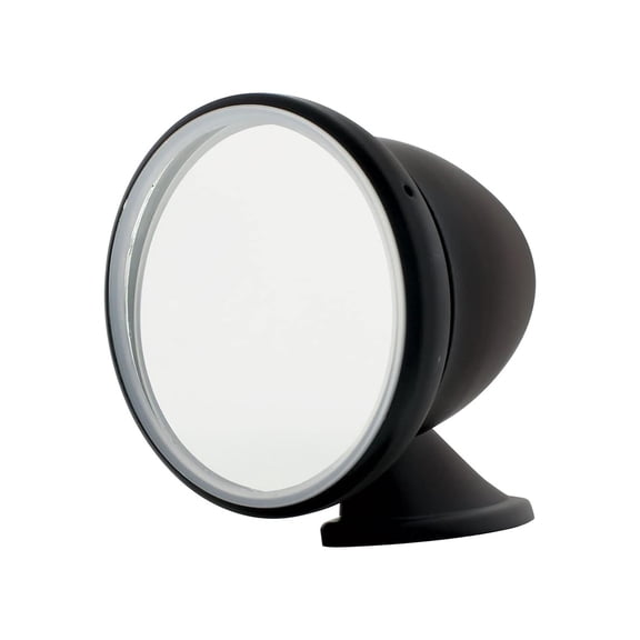 United Pacific S1403 GT Racing Style Mirror, Die-Cast Arm & Mirror Head, Universal Application, Fits L/H or R/H Side Black ONE MIRROR