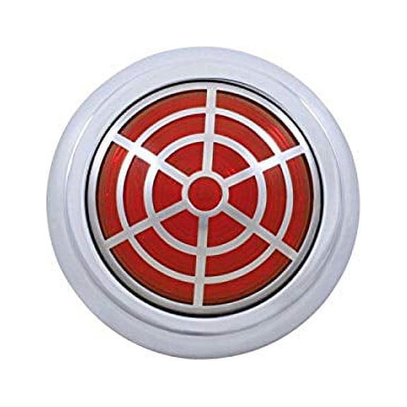 United Pacific STL1004LED 41-LED 1950 Pontiac Style Tail Light w/Spider Web Style Bezel, each