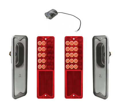United Pacific Sequential LED Tail Light & Housing Set 1967-1972 Chevy