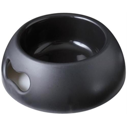 United Pets GI0102NE Medium Pappy Bowl- Black
