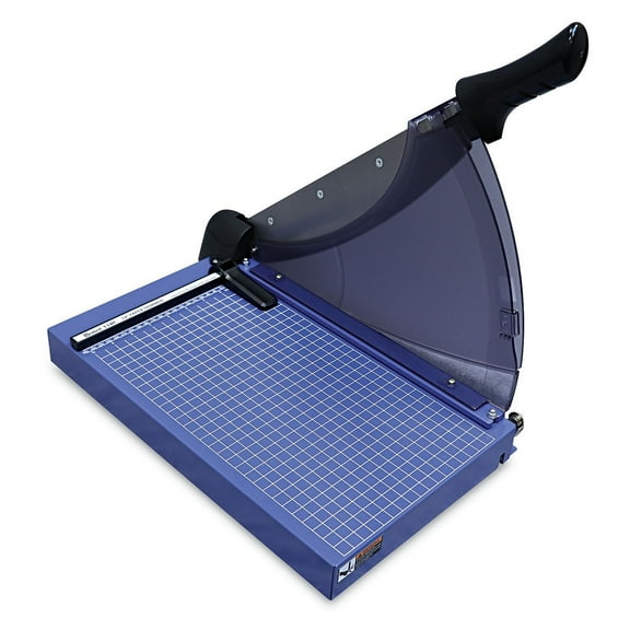United Professional-Grade 14" Guillotine Paper Trimmer 40 Sheet Capacity Blue (T14P)