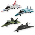 United Sates Air Force 4-Pack Toy Jet Squadron Die Cast Airplanes, Pull ...