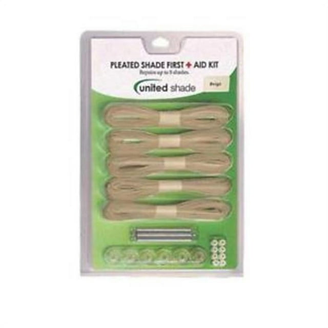 United Shade 650004 Pleated Shade First Aid Kit, Beige