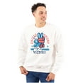 thumbnail image 1 of United Smurf Americana Varsity Sweatshirt for Men or Women Brisco Brands S, 1 of 6