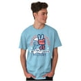 thumbnail image 1 of United Smurf Americana Varsity Unisex Plus Size Graphic Tee Brisco Brands 2X, 1 of 3