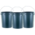 thumbnail image 1 of United Solution ECOSense 5 Gallon Bucket, Heavy Duty, Comfortable Handle, Perfect for on The Job, Home Projects, or Cleaning; Made from 90% Recycled Materials.100% Recyclable (Pack of 3), 1 of 8