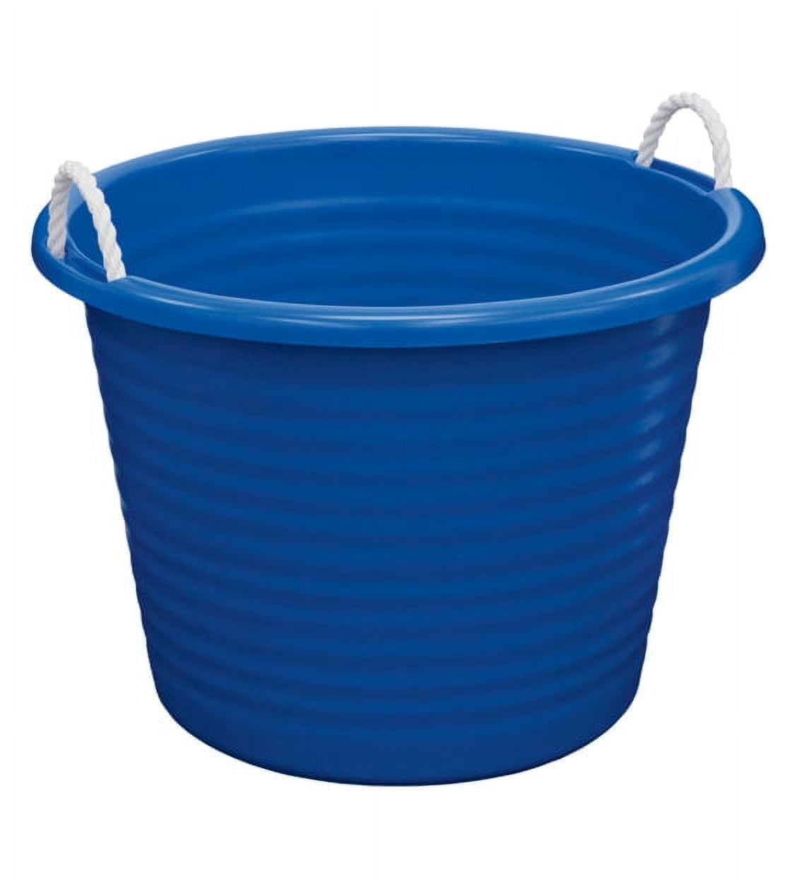 Life Story Tub Basket 6.6 Gallon Plastic Storage Tote Bin with Handles (6  Pack)