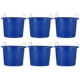 United Solutions 19 Gallon Plastic Utility Tub, Rope Handles, Royal ...