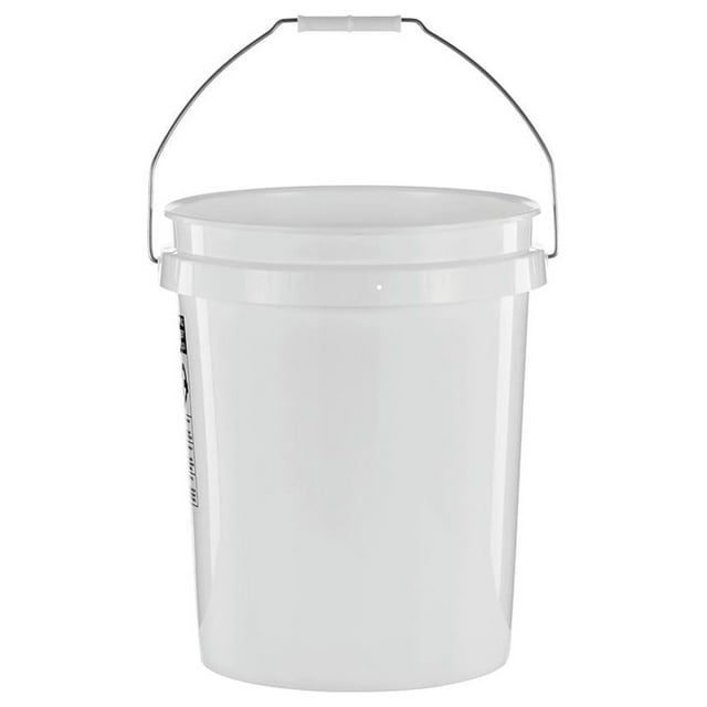 United Solutions 5 Gallon Round Utility Bucket, Comfort Handle, Plastic