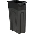 thumbnail image 1 of United Solutions Highboy Waste Container, 23 Gallon, Space Saving Slim Profile and Easy Trash Bag Removal, Indoor or Outdoor Use, Integrated Handles for Easy Carrying, 4-Pack, Black., 1 of 1