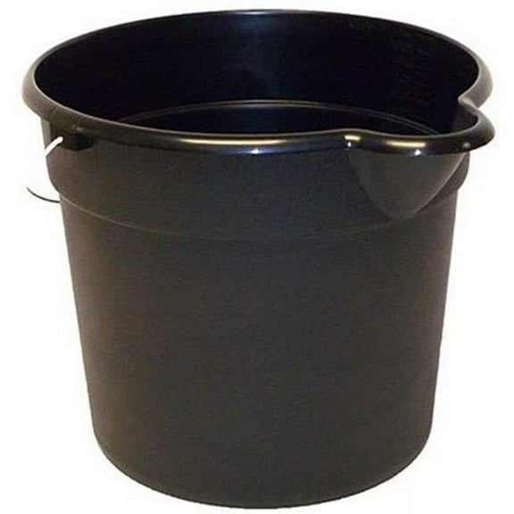 United Solutions PA0165 12 qt. Black Utility Pail