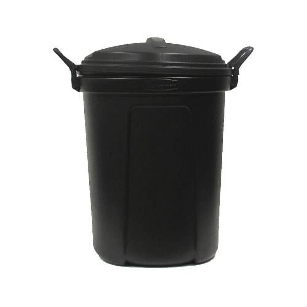 Rubbermaid® Marshal® Domed Trash Can - 25 Gallon, Black