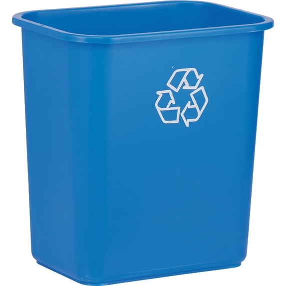 United Solutions Recycle Wastebasket WB0084 - 28 Qt, Blue - 1 Pack