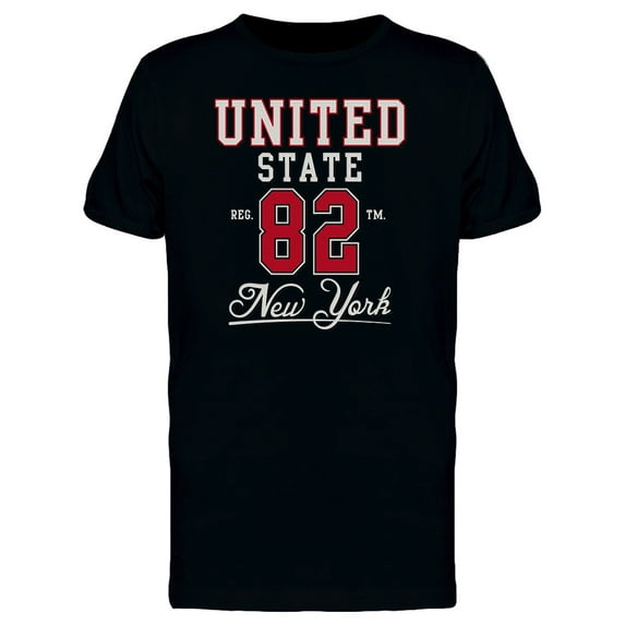 United State 82 T-Shirt Men -Image by Shutterstock, Male 3X-Large