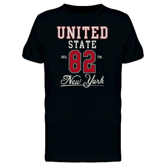 United State 82  T-Shirt Men -Image by Shutterstock, Male 3X-Large