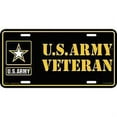 thumbnail image 1 of United State Army Veteran License, Plate - 6" X 12", 1 of 1