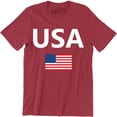 thumbnail image 1 of United State Of America Patriotic American Flag Political Men's T-Shirt, 1 of 4