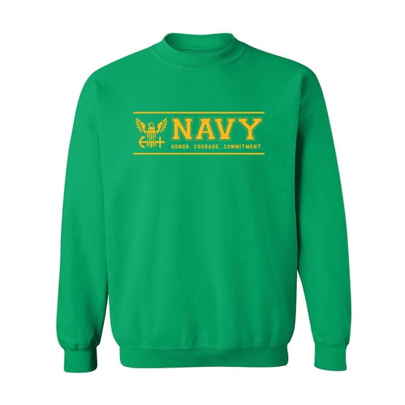 United Stated Navy "Honor Courage Commitment" Crewneck Sweatshirt