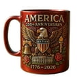 thumbnail image 1 of United States 250th Anniversary Commemorative Ceramic Mug Patriotic Collectible Item for Coffee and Tea Enthusiasts Ideal Gift for Buffs and Home Decor, 1 of 9