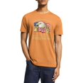 thumbnail image 1 of United States 250th Anniversary Crewneck T Shirts for Men, Retro USA Flag 1776-2026 Orangish Graphic Tee for Patriotic Daily Wear - XL, 1 of 2