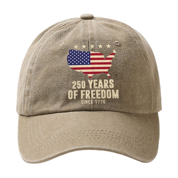 United States 250th Anniversary Hat Bald Eagle Printed Patriotic Baseball Cap Adjustable 250 Year American Cap Patriotic Baseball Cap United States 250th Anniversary Hat