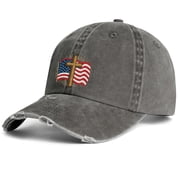 United States 250th Anniversary Hat Featuring USA Freedom Celebration Print and Adjustable Casual Baseball Cap Fit