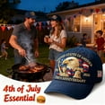 thumbnail image 1 of United States 250th Anniversary Hat, Patriotic USA Baseball Cap for Men Women, Embroidered Adjustable Retro Tribute Cap, Celebrate America 250 Years of Patriotism and Pride, Ihhxby | A, Navy Blue, 1 of 10