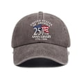 thumbnail image 1 of United States 250th Anniversary Hat, US 250th Anniversary Hat in Coffee, 250th Anniversary USA Hat Baseball Cap, 1776-2026 Patriotic Cap for Independence Day, Adjustable One Size, 1 of 7